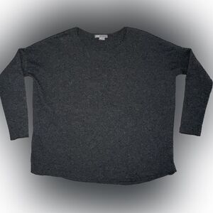 Vince Gray Crewneck Cashmere Sweater Oversized Knit
